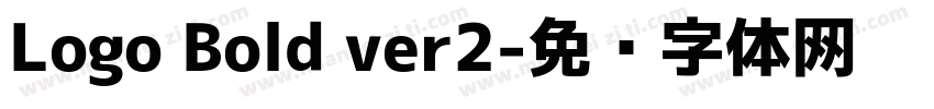 Logo Bold ver2字体转换